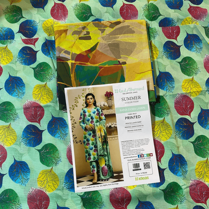 Gulahmed Bana Dora Printed Lawn 3-Piece β Assorted Designs β image 2