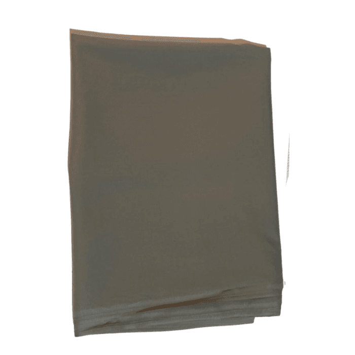 Folded warm grey taupe men's unstitched wash and wear suiting fabric