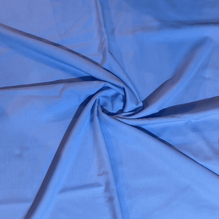 Vivid cornflower periwinkle blue Prime Minister men's suiting fabric in a soft swirl