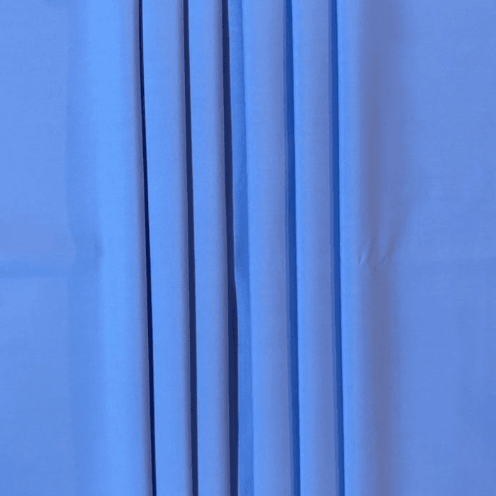 Vivid sky blue azure men's Morocco suiting fabric with smooth drape