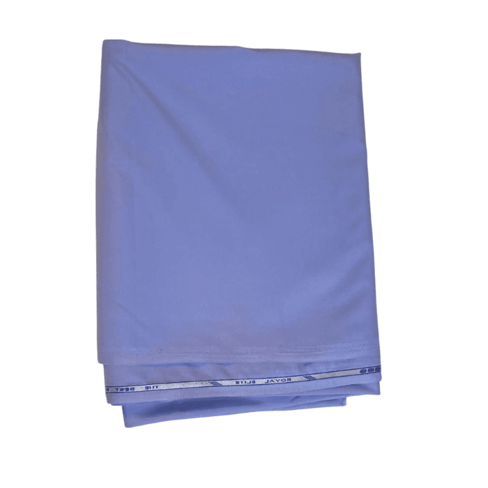 Folded lavender blue periwinkle Royal Elite men's suiting fabric