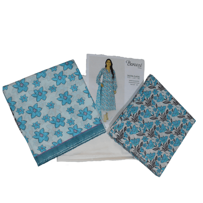 Bareeze 3-Piece Digital Classic Lawn โ image 4