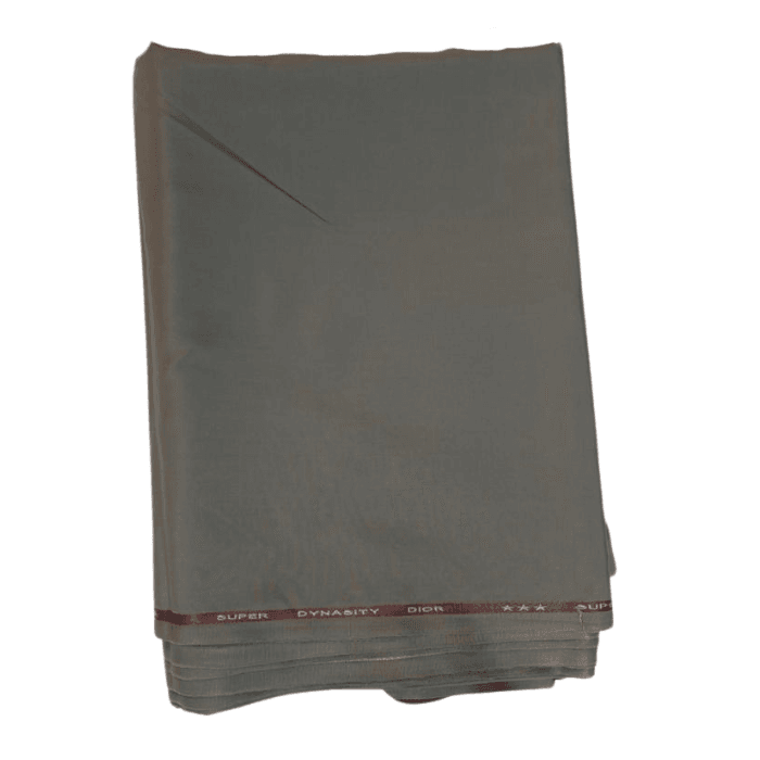 Composed grey taupe Super Dynasty Dior men's suiting fabric