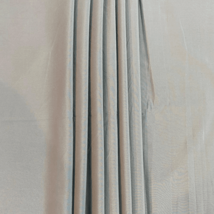 Frost blue silvery men's Morocco suiting fabric with soft sheen drape
