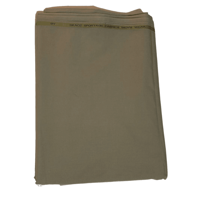 Folded camel taupe Grace Sportage men's suiting fabric