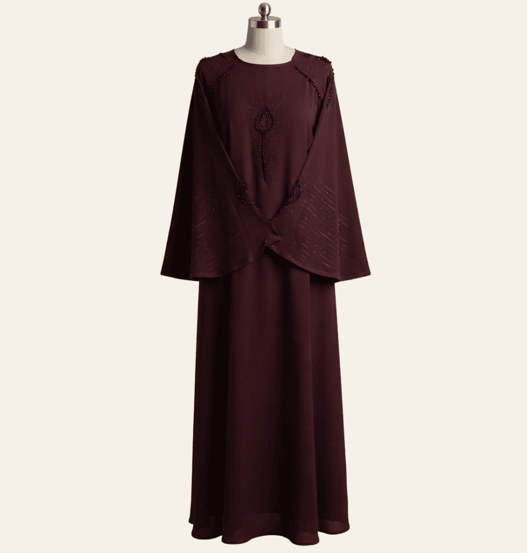 Abaya Zh - 96 Zipper Five Mor Pear C (sup)