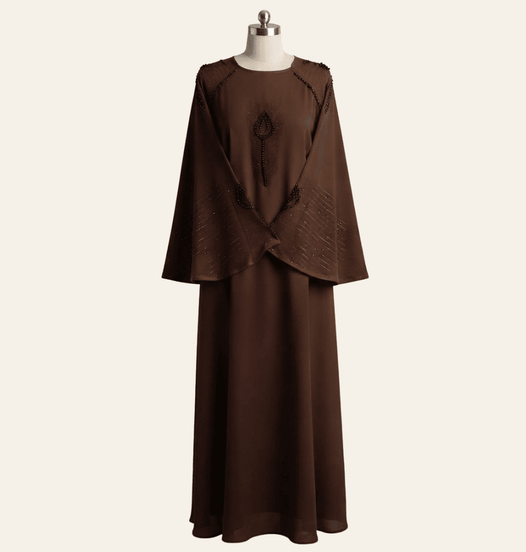Abaya Zh - 96 Zipper Five Mor Pear C (sup)