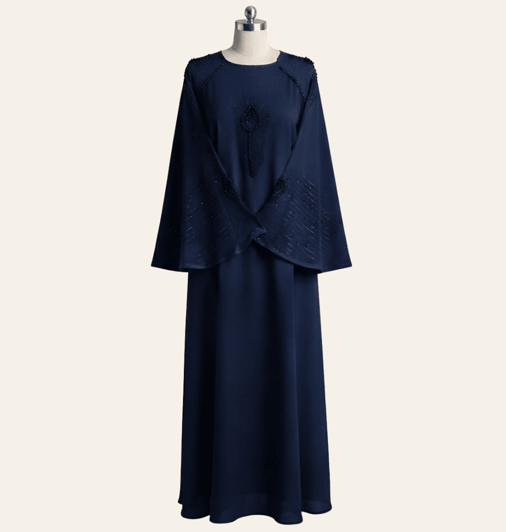 Abaya Zh - 96 Zipper Five Mor Pear C (sup)