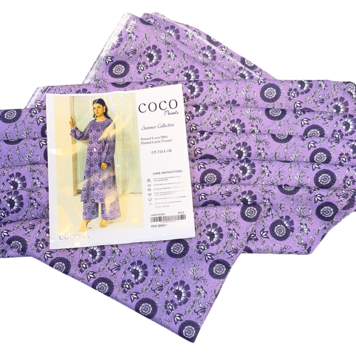 Coco 2PC Unstitch Printed Lawn