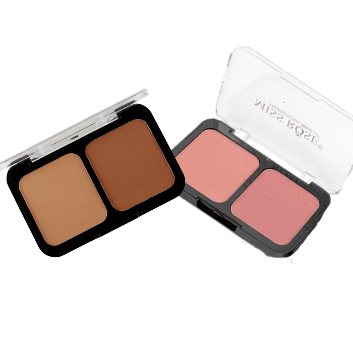 Miss Rose 2in1 Blush & Contour Palette