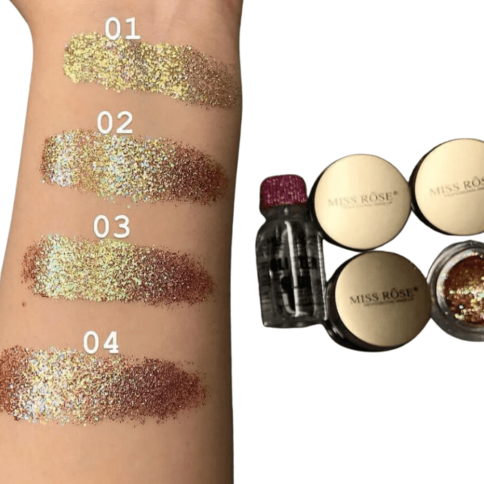Miss Rose Holographic Glitter Pot