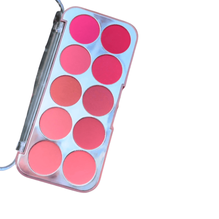 Miss Rose 10 Colors Blush On Palette