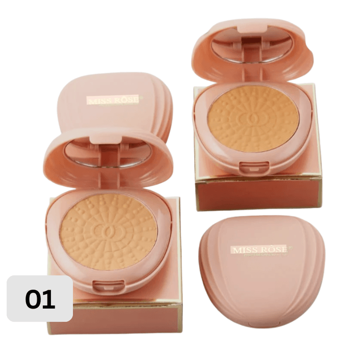 Miss Rose 2in1 compact powder mix designs /Cosmetics