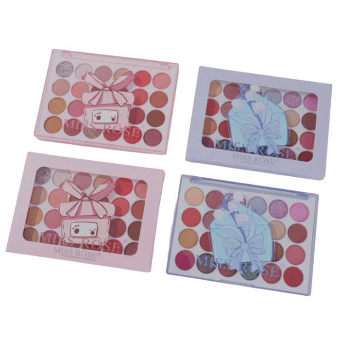 Miss Rose 24 colours mini eyeshadow palette /Cosmetics