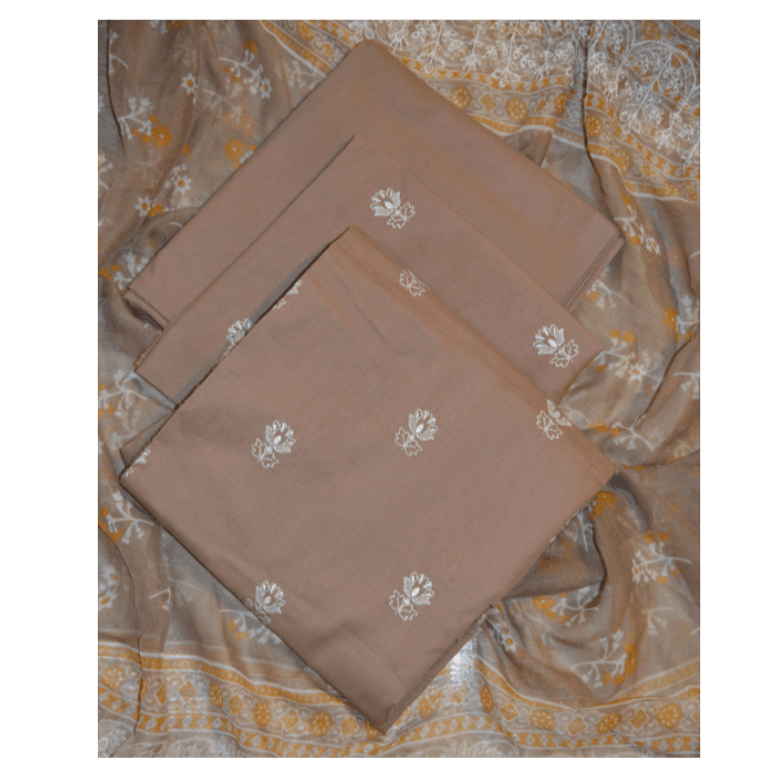 Maria.B 3pc cotton with chiffon dupata