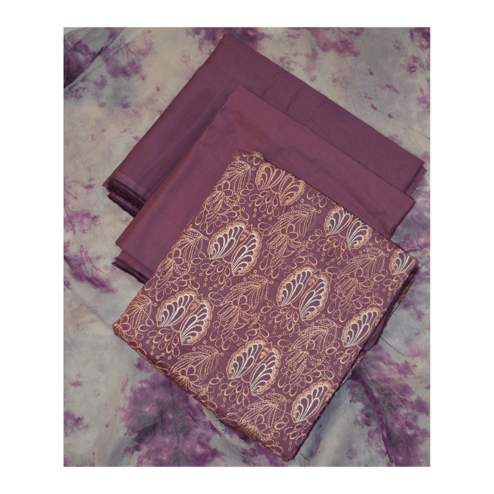 Maria.B 3pc cotton with chiffon dupata