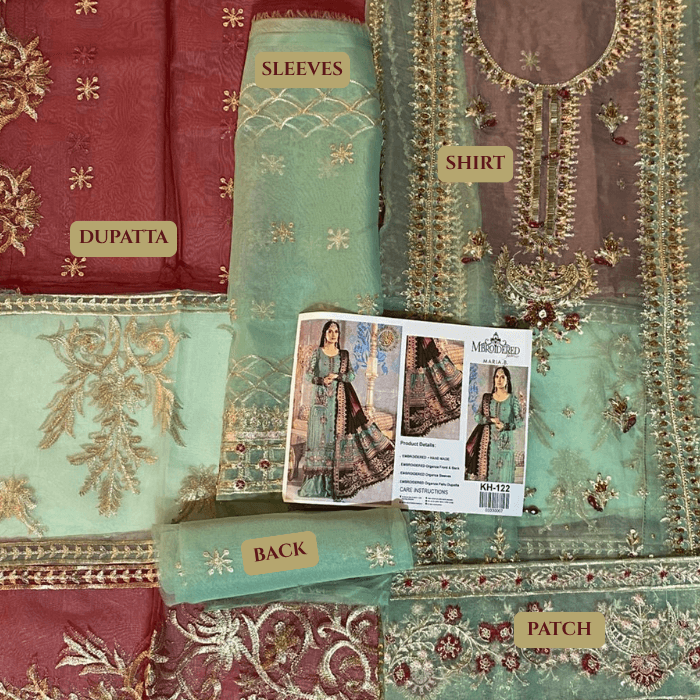 Maria B Hm Organza Fb S Kirnkle Kh122 Kal (kal)