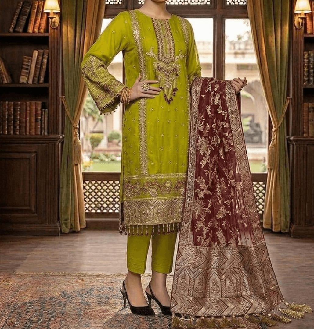 Maria B Ka399 Krinkle Fbs Pallu 42 Kal (kal)
