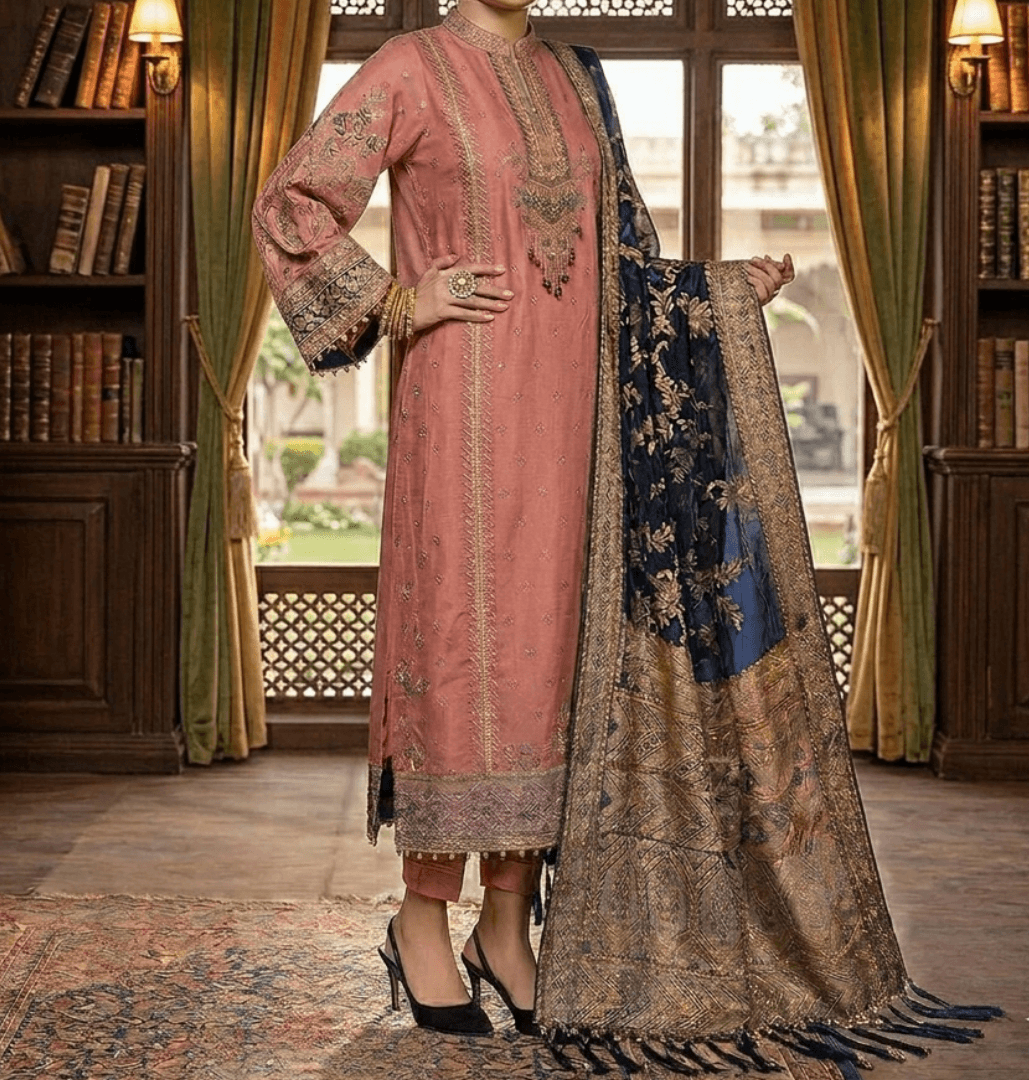 Maria B Ka399 Krinkle Fbs Pallu 42 Kal (kal)