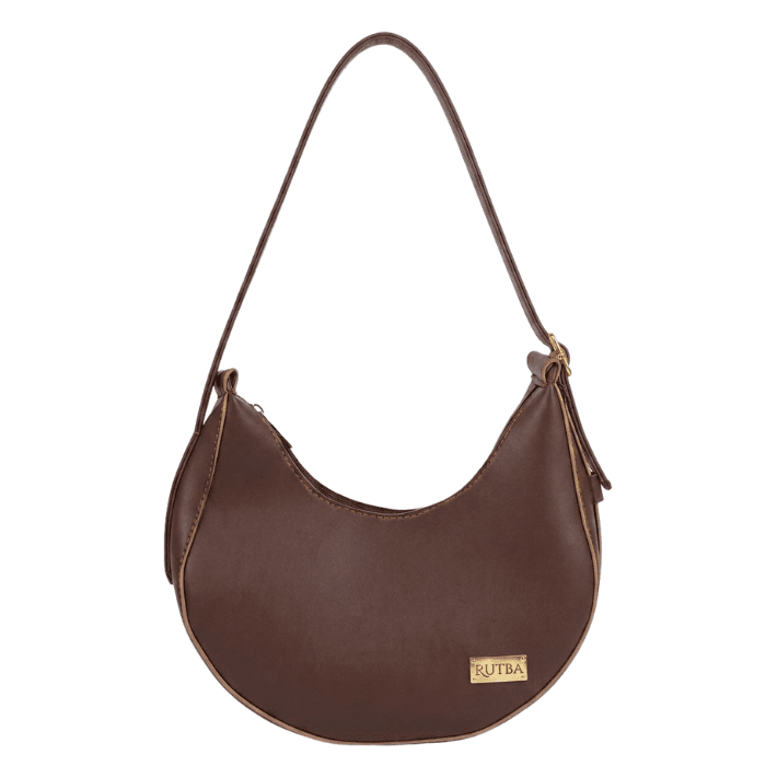 RUTBA moonlit crescent hand bag