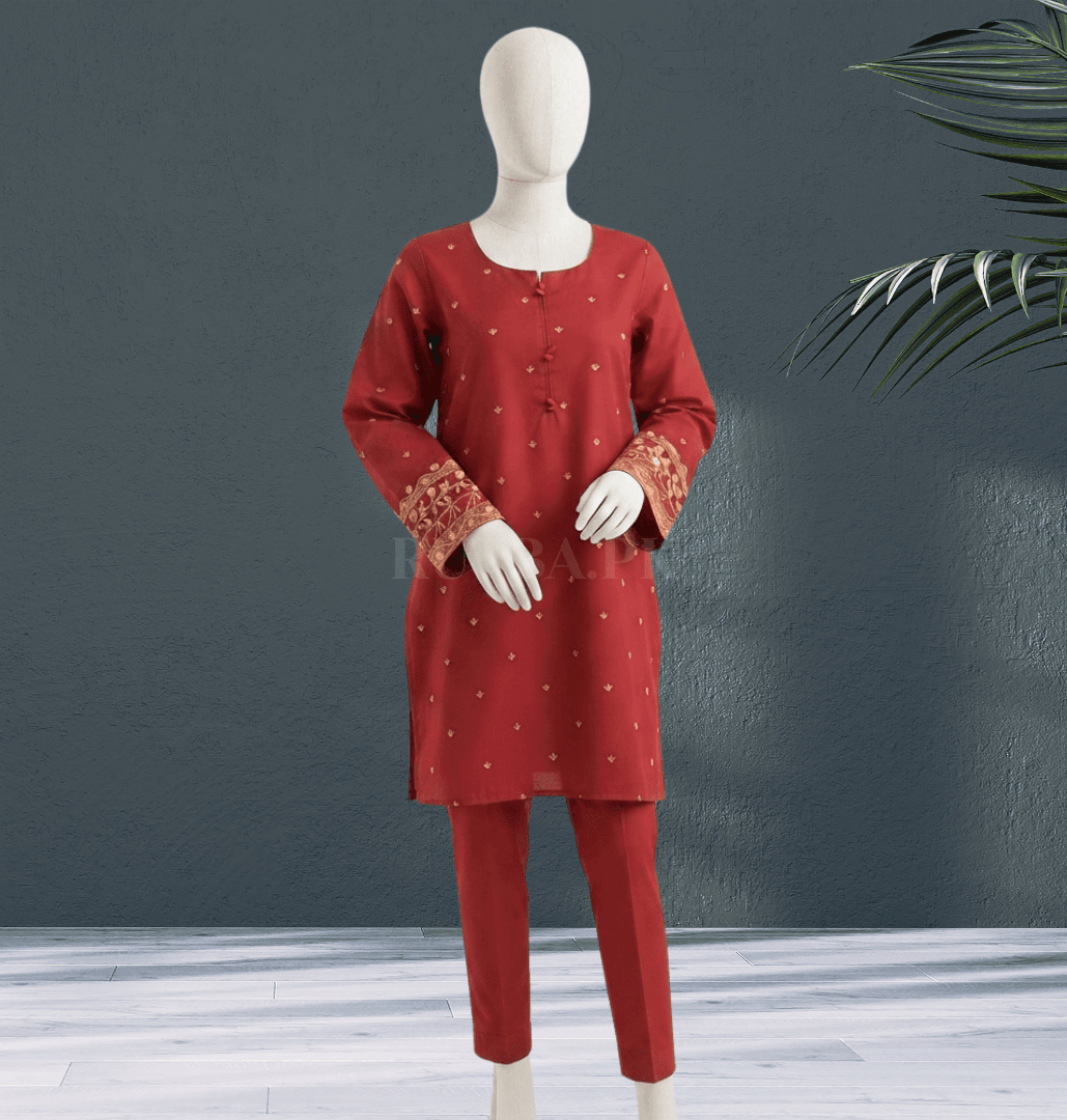 Rutba Intricate Embroidered 2PC