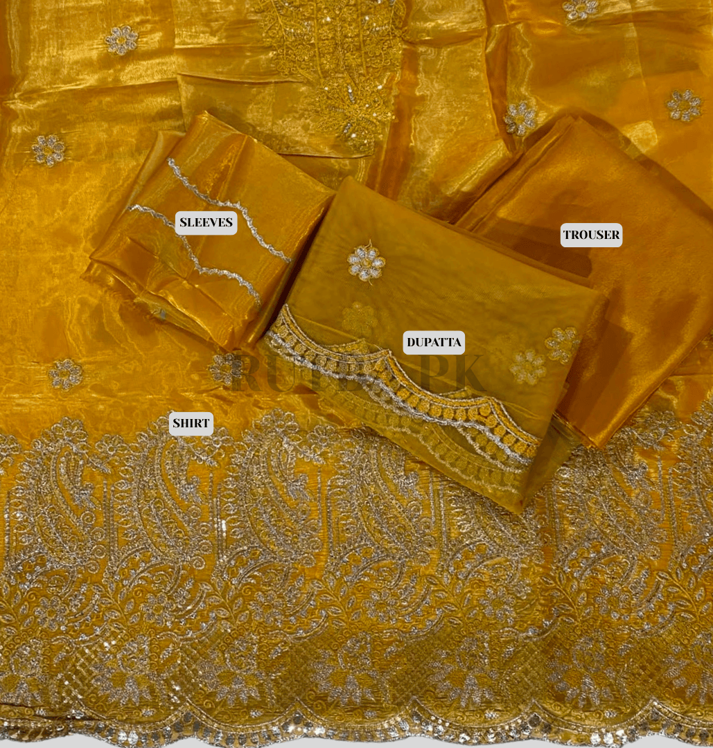Silk Cutwork 3 - Piece Suit