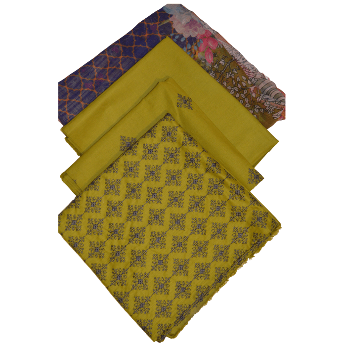 bareeze 3pc lawn with chiffon dupata 
