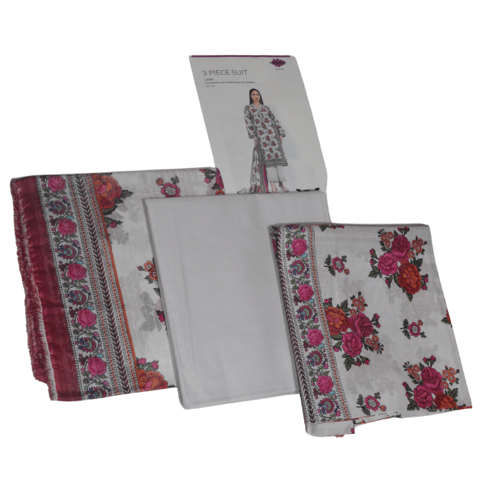 khaddi 3pc printed lawn 