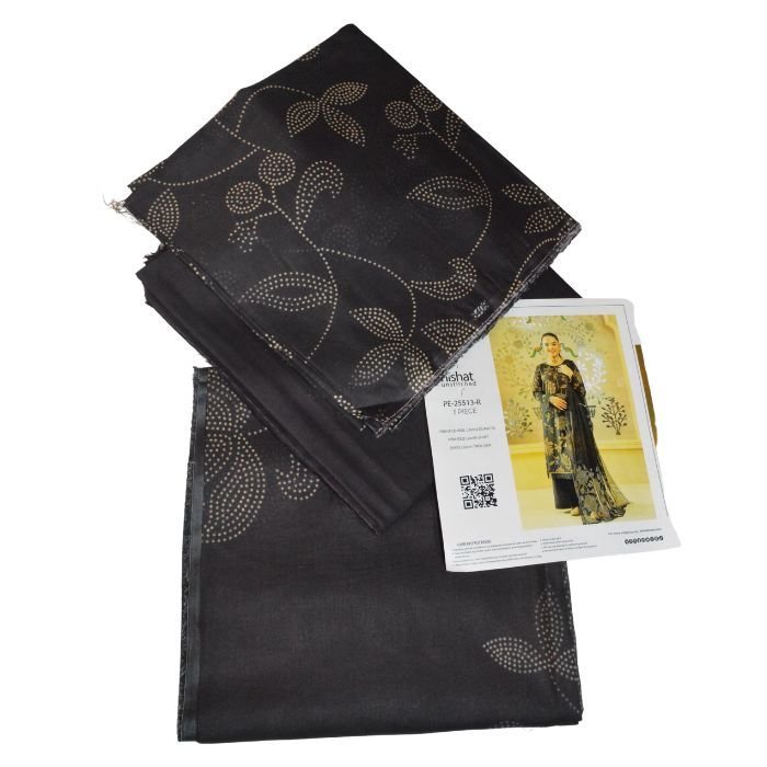 nishat printed lawn shirt dyed trouser and printed voil dupata