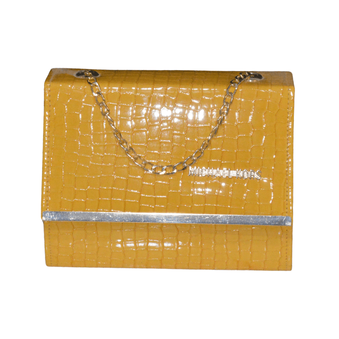 patant box handbag